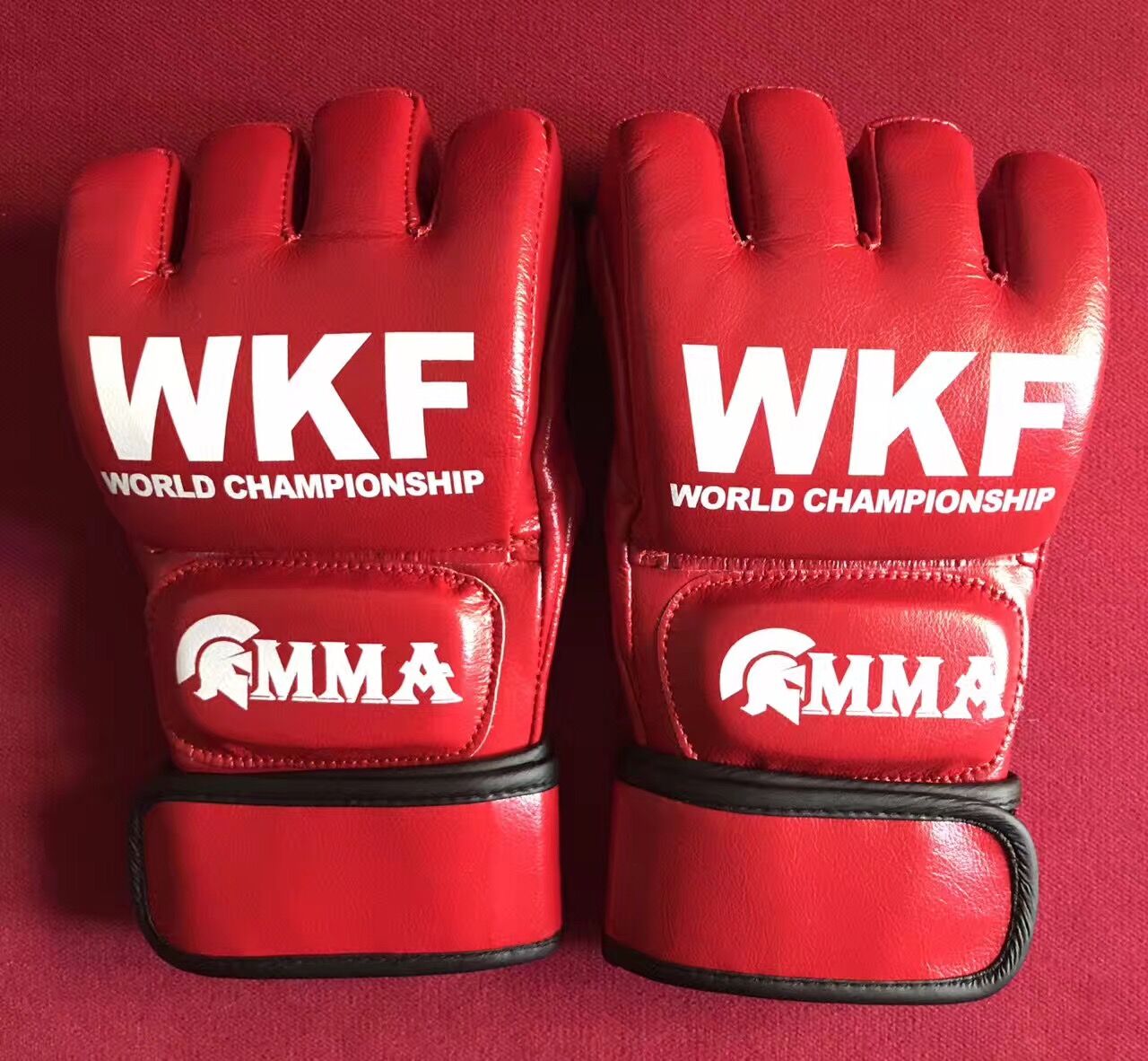 WKF世界自由搏击联合会官方认证：职业/业余MMA比赛专用分指手套