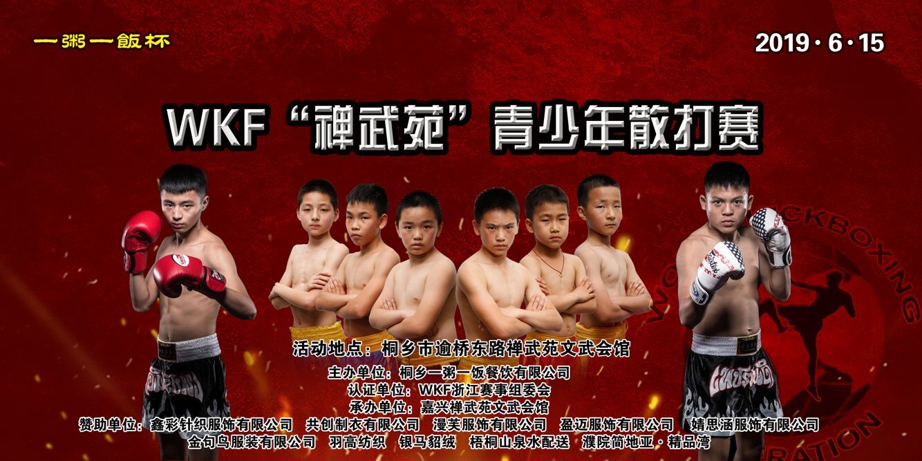  2019年WKF-CHINA青少年散打联赛（2019年6月15日\浙江-桐乡）