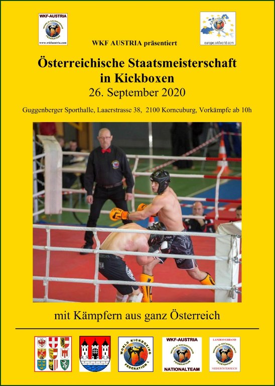 2020年WKF奥地利国家自由搏击锦标赛（2020年9月26日\奥地利-科尔纽堡）