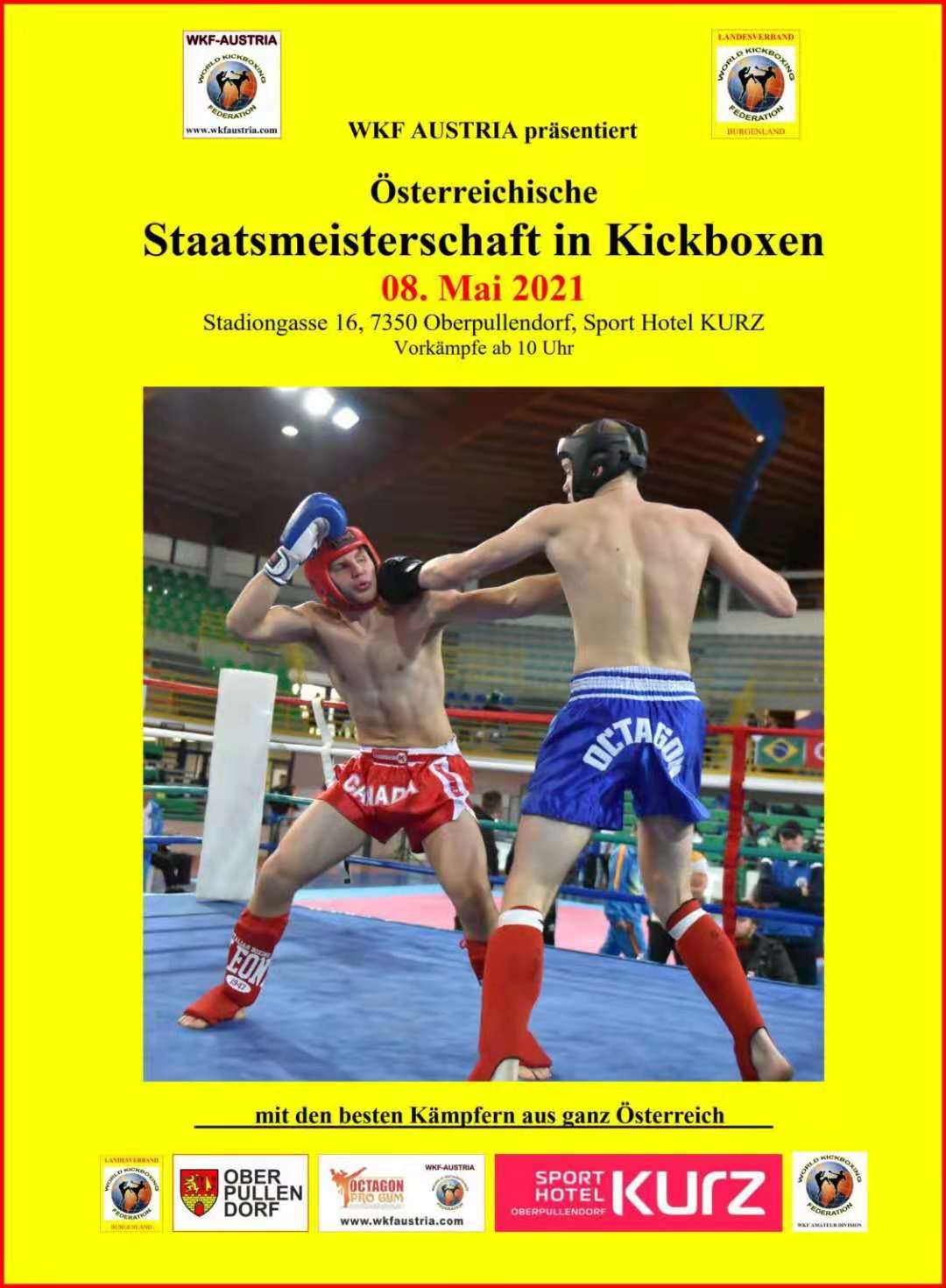 2021年WKF奥地利国家自由搏击锦标赛（2021年5月8日\奥地利-维也纳）