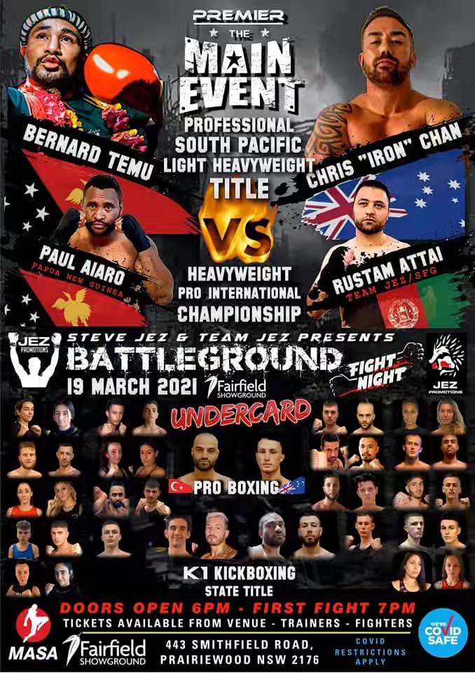 2021年WKF大洋洲国际职业搏击争霸赛