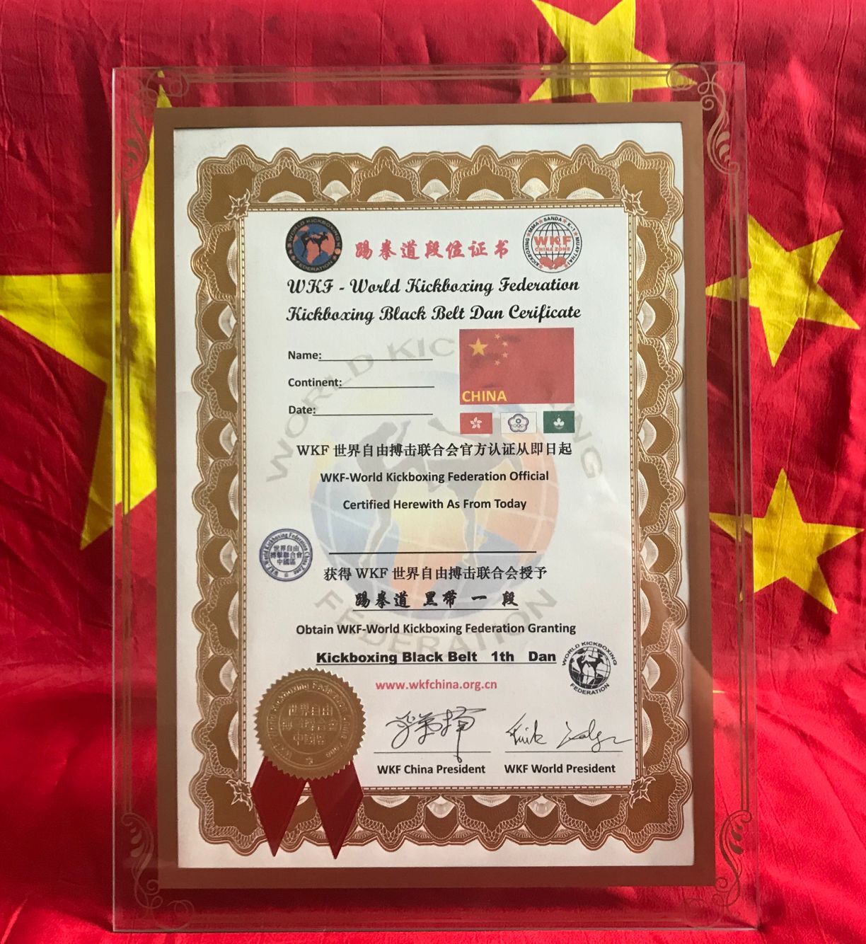 wkf世界自由搏击联合会国际踢拳道黑带段位授予办法